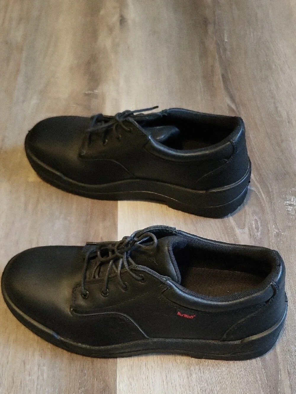 Red Wing Shoes Black Leather Lace-Up Oxfords, Size 12